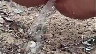 missspisss drops sexy pee compilation with public flashing and exhibitionist wife outdoor adventures! 💦🌳