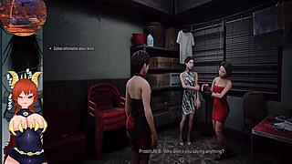 what's up with this uncensored slitterhead game featuring big tits asian sex part one