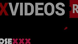 Busty Hot Girl Performs Naked Exercises with Intense Focus on Her Sensual Form