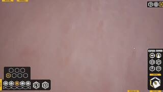 Friend Micaela poses with big features in various positions from a personal viewpoint