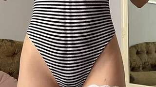 which hole would you fuck first in this skinny teen's tight shaved pussy solo with dildo orgasm