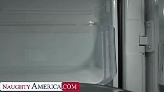 horny serena hooks up with her friend on the couch for big cock blowjob and doggystyle riding