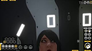 Friend Micaela poses with big features in various positions from a personal viewpoint