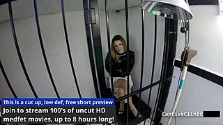 Subtle Hints Of Backstage Stripping And Gaping In Latex Gloves For Blonde Tattooed University Babe Alexandria Riley