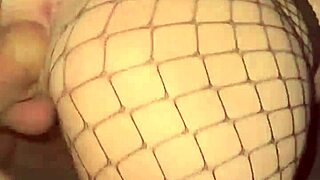 Rough Fishnet Fuck Fest And A Huge Facial Explosion On Blonde Babe!