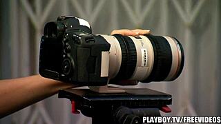 I love going behind the scenes at playboy tv with oral deepthroat and masturbation