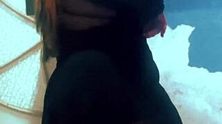 Chubby bbw dances wildly