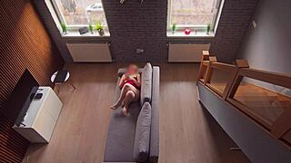 Why did my roommate catch me masturbating and watch as I keep going?