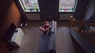 Why did my roommate catch me masturbating and watch as I keep going?