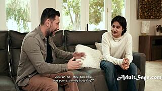 I feel so naughty scamming this milf into tight double penetration in masked 3some group action.