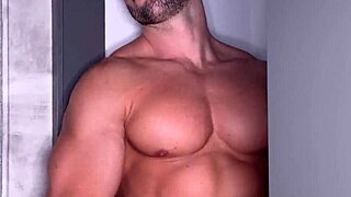 We started masturbating together with big tits and huge cock until intense fucking began