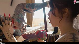 anal gaping tattooed teens eden ivy and anuskatzz dive into squirting toys prolapse ass to mouth goth punk action