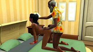 Hey check this indian teen 18+ bursts in naked and decides to suck cock for fun