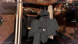 Hot Demon Girl Gets Bent Over For Intense Doggystyle Fucking And Deep Creampie In Wild Monster Sex Game Scene