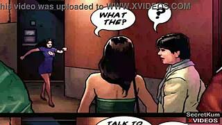 African Comic Featuring Kardashian Cheating With BBC Interracial Gangbang And Angry Wife Catching Lipstick On Dick