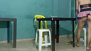 Specific After cleaning house mature Spanish housewife takes shower fingering shaved pussy with dildo for solo orgasm in bathroom.