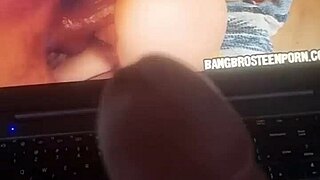 masturbating to big tits compilation cumming good with big black cock