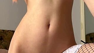 which hole would you fuck first in this skinny teen's tight shaved pussy solo with dildo orgasm