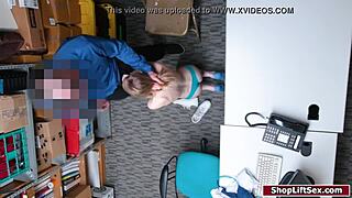 teen shoplifter got fucked and then let go
