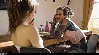 anal gaping tattooed teens eden ivy and anuskatzz dive into squirting toys prolapse ass to mouth goth punk action