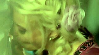 Blonde amateur performs oral sex with deep swallow and facial cumshot in raw style.