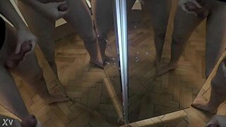Whoa one man mirrors six cocks for epic cumshot explosion 😲🍆💦