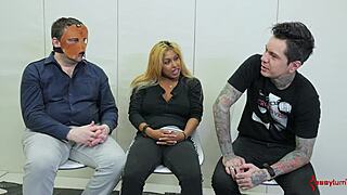 Oh wow, this bound slut is getting her ass rimmed so rough 😈🍑