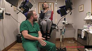 Uh this exam's just a formality right? kalani luana gets fingered in latex gloves backstage.