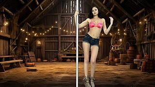 Ariana Marie Pole Dancing