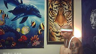 Behind The Scenes Asian Babe Vs Italian Pound Machine Pornstar With Nerdy Glasses And Gloves