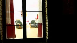 Clothed european slut in satin lingerie and stockings gets deepthroat rammed in hardcore glamour threesome