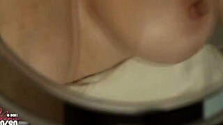 jelena jensen boldly strips nude revealing big tits and ass