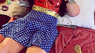 oh, that modern justice league blowjob from the bbw granny in fishnets feels so intense