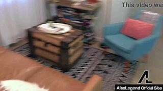 does alex more want alex legends cumshot on hairy pussy after cowgirl ride?