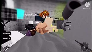 Roblox nerd guy fucks trashy plastic bimbo