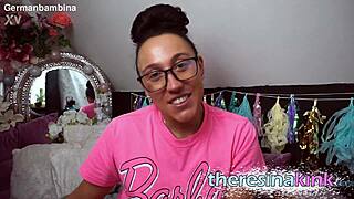 in her first ns video, the skinny amateur tries out german fetish play