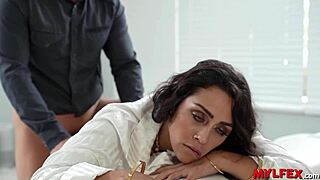 dominant milf with big ass and tits punishes guy for his extreme anal porn preferences in rough session