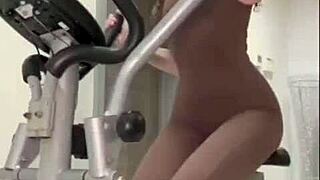 Intense workout session turns into steamy buddy action with hardcore thrusting and sweaty bodies clashing