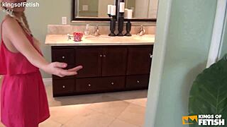 Handsome Guy Charms and Seduces a Stunning Blonde Teen 18+