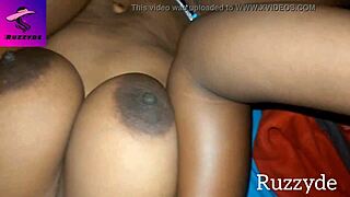 She touches her unwashed creamy early morning pussy in the garage. Ruzzyde gropes and masturbates there.