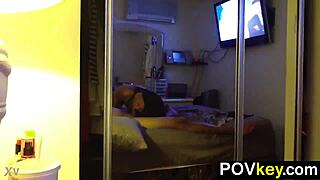 Chatting with my hot ex girlfriend in a fun POV moment together