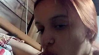 I-I'm sucking that cock with care