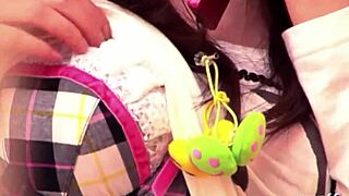 Petite Japanese Girl Caught Masturbating Leads to First Blowjob