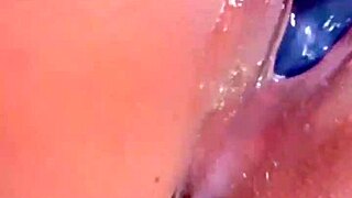 Joi virtual sex unfolds as morena with big ass in curly hair and jeans shorts guides you to squirt on her shaved pussy in pov asmr.