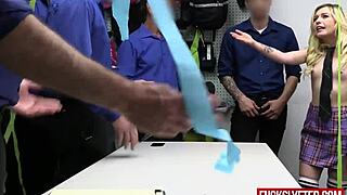 Oh Wow! Petite Blonde Minxx Marley Caught Shoplifting Takes Big Cock in Deepthroat and Doggystyle Cumshot