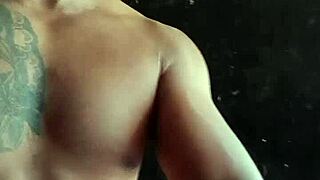 individual performs a solo creative expression in a narrative style.