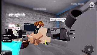 Roblox nerd guy fucks trashy plastic bimbo
