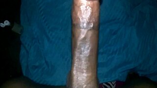 Jacking My Monster Cock While Thinking of Big Black Cock Action