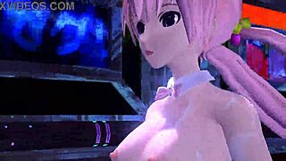 Megurine Luka Alien Project Diva Features Nude Bunny Costume Mod.
