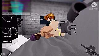 Roblox nerd guy fucks trashy plastic bimbo